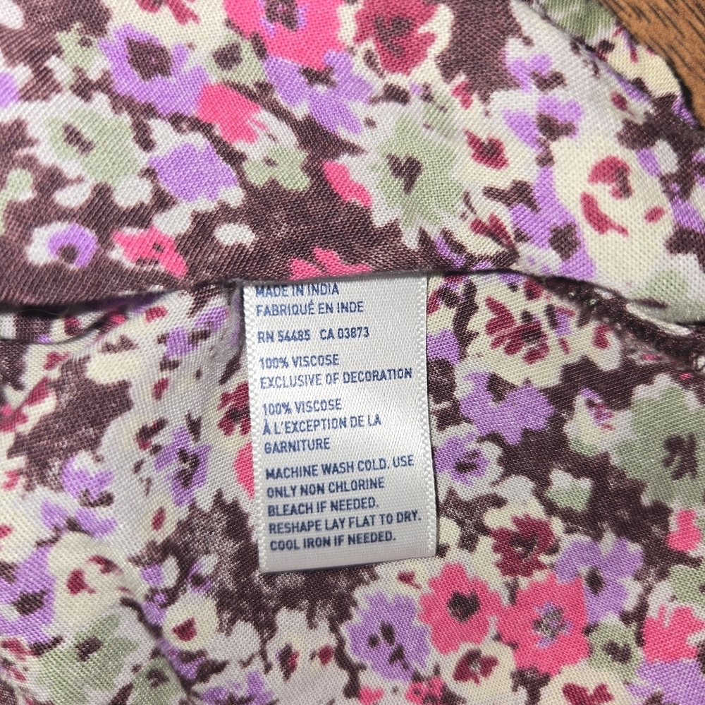 American Eagle Floral And Lace Insert Top - Picture 9 of 9